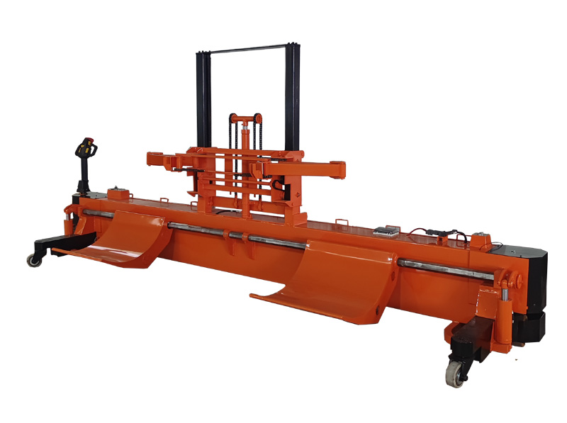 XD-1500D-II-FZ Electric Beam & Heald Frame Loading Trolley with Double Bucket