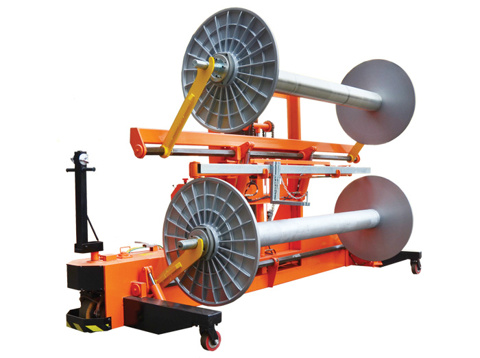 XD-1500TDZ Electric Upper & Bottom Beam & Heald Frame Lift Trolley
