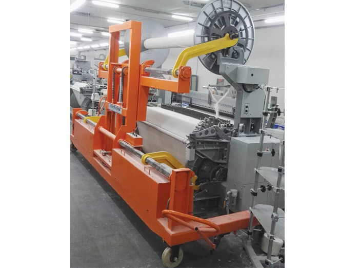 XYJC-1500TDZ Manual Double Beam & Heald Frame Lift Trolley