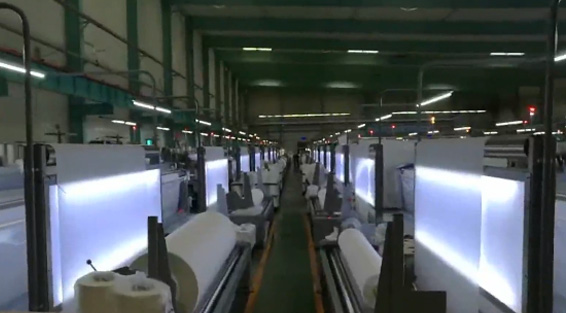 Airbag fabric paired with Toyota water jet loom